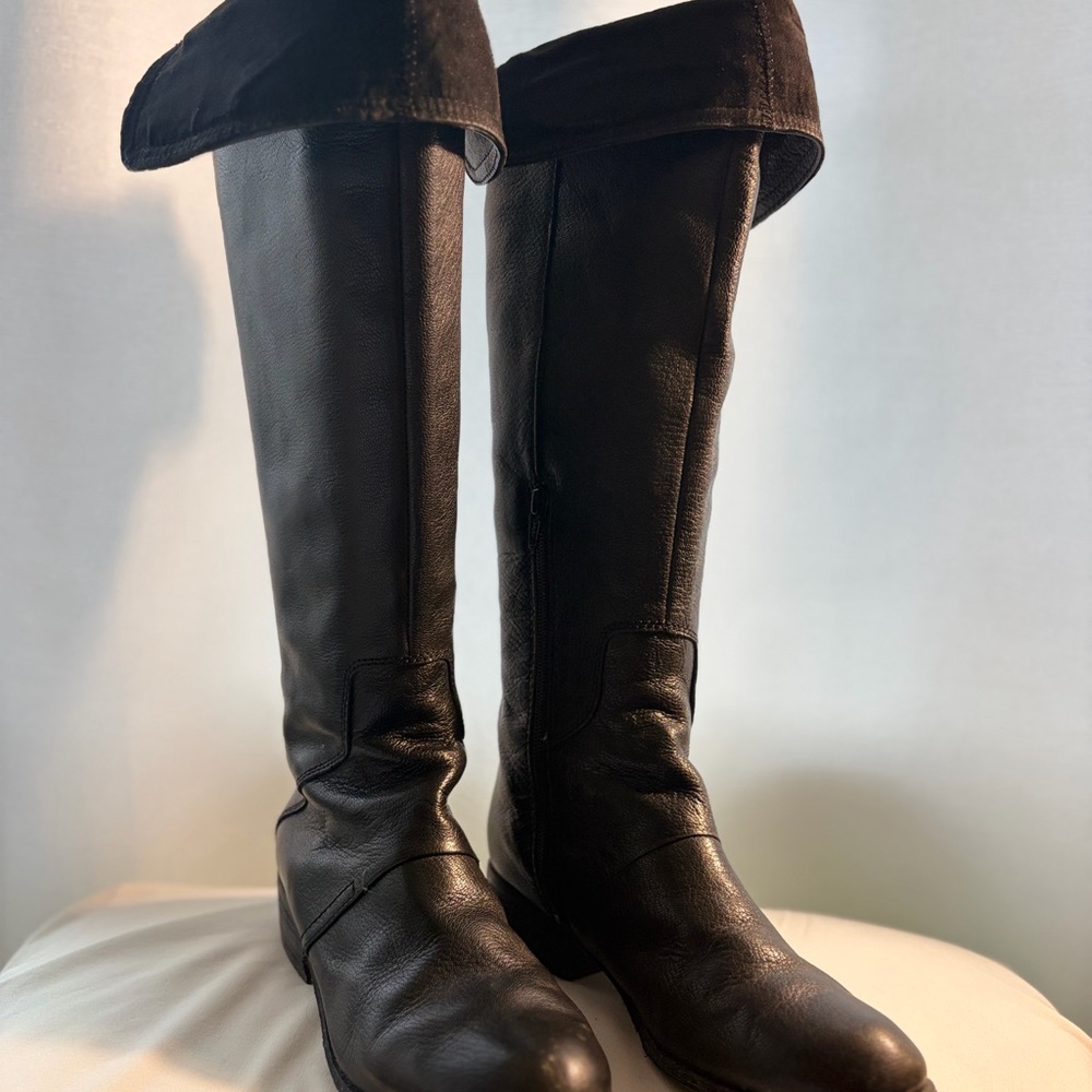 Nine West Black Over the Knee Boots